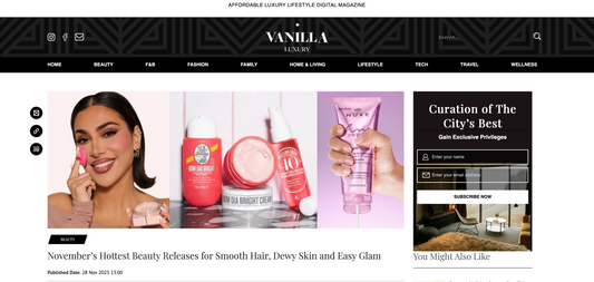 November’s Hottest Beauty Releases for Smooth Hair, Dewy Skin and Easy Glam